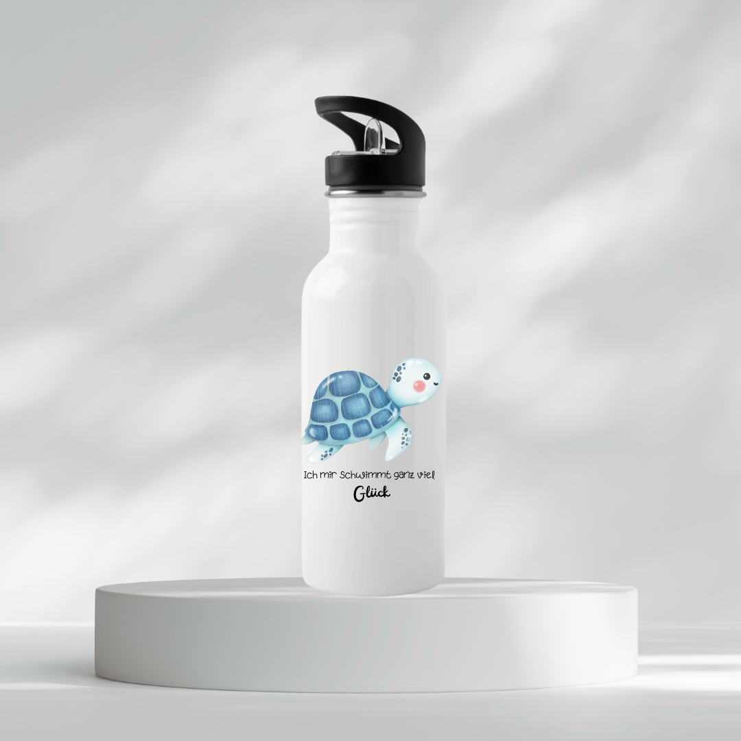 Thermoflasche - In mir schwimmt ganz viel Glück