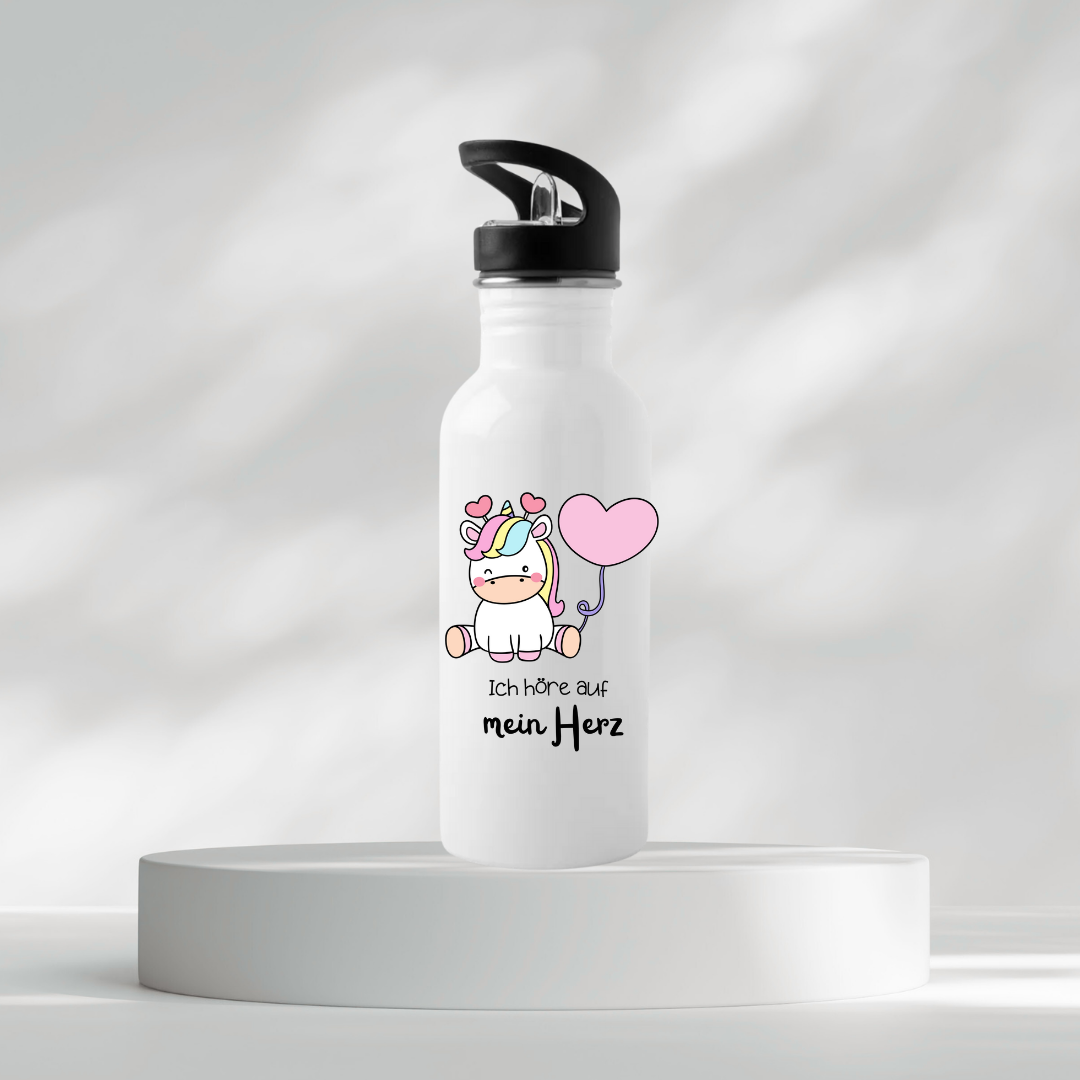 Thermoflasche - Ich höre auf mein Herz