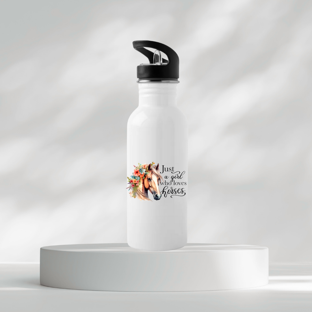 Thermoflasche - Just a girl who loves horses