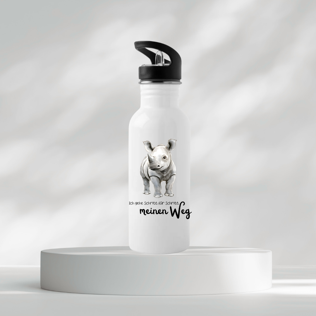 Thermoflasche - Ich gehe Schritt für Schritt meinen Weg