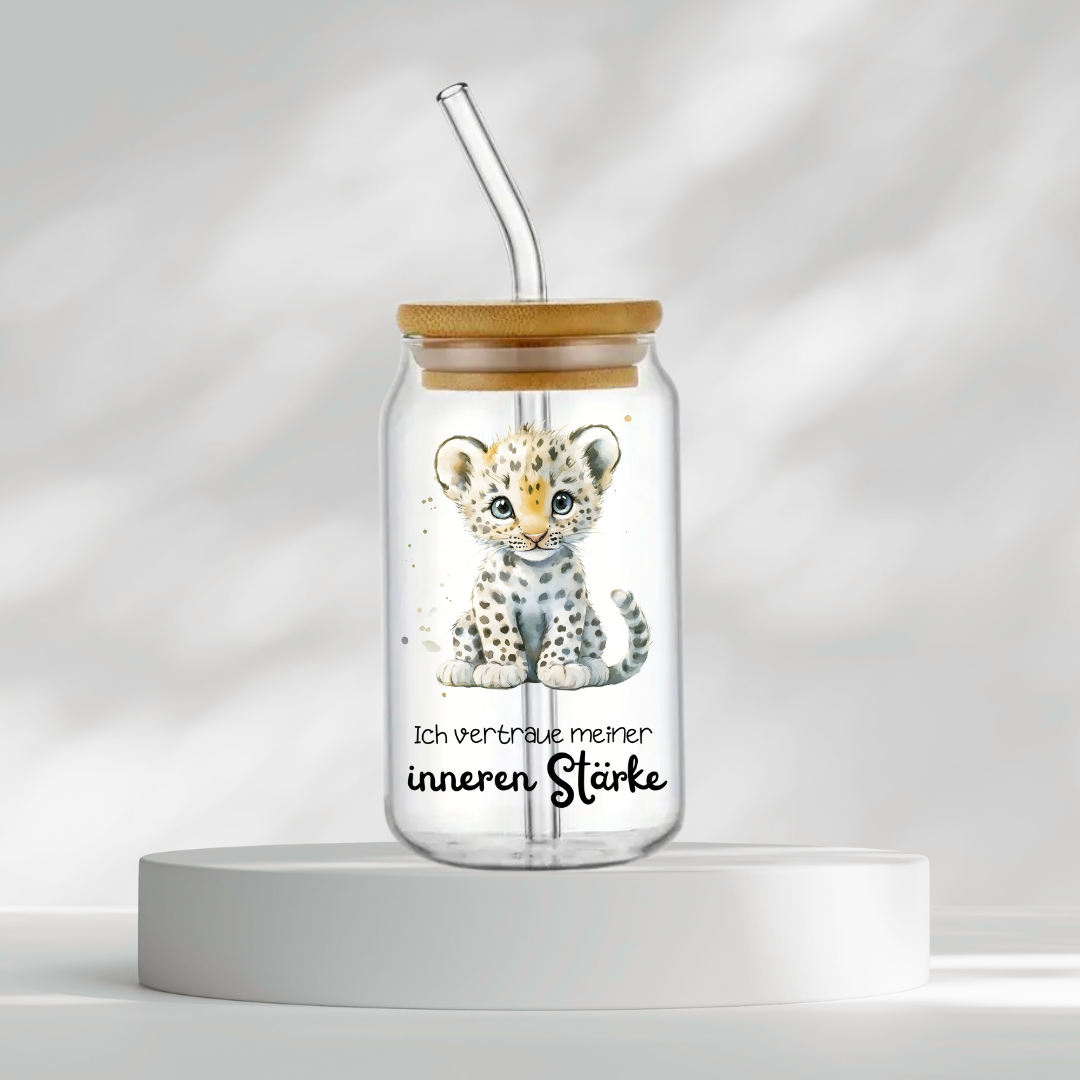 Trinkglas "Ich vertraue meiner inneren Stärke"