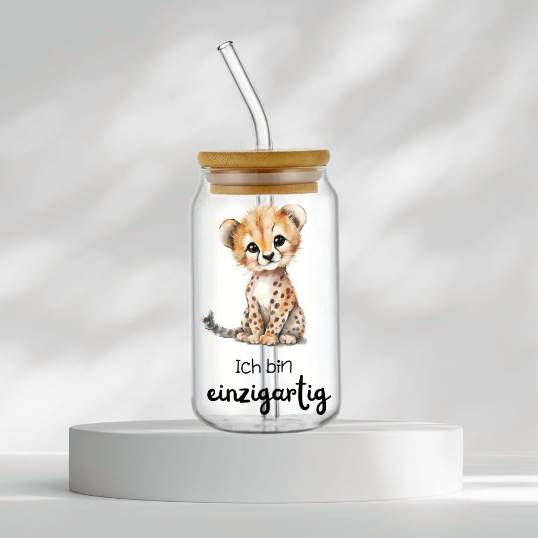 Trinkglas "Ich bin einzigartig"