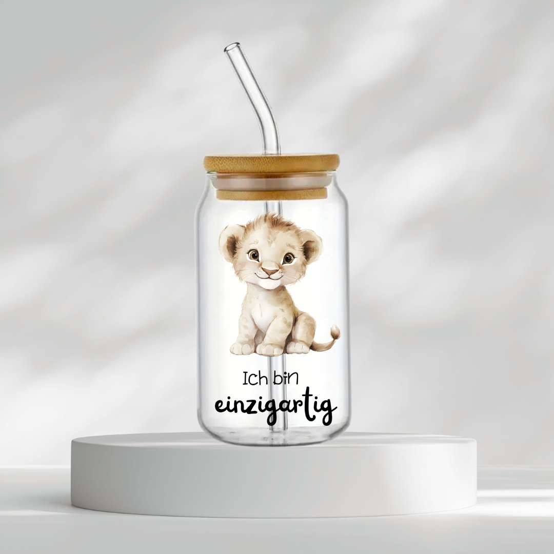 Trinkglas "Ich bin einzigartig"