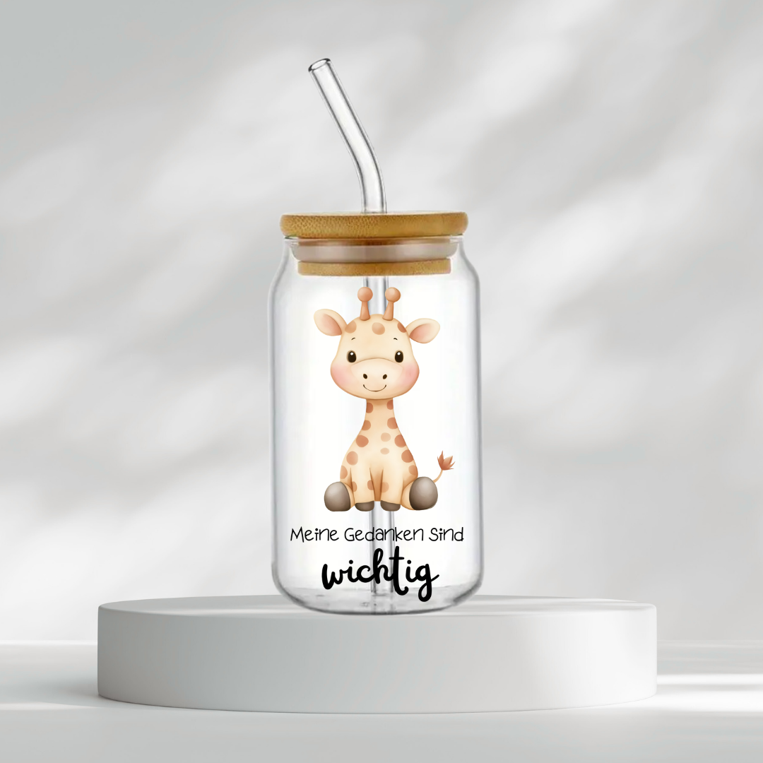 Trinkglas "Meine Gedanken sind wichtig"