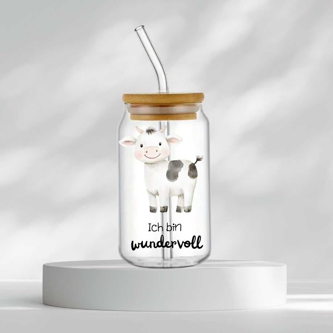Trinkglas "Ich bin wundervoll"
