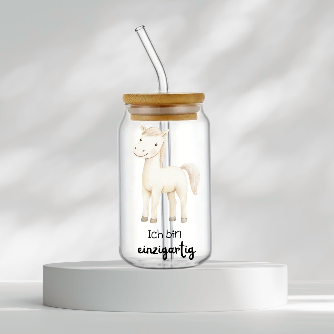 Trinkglas "Ich bin einzigartig"