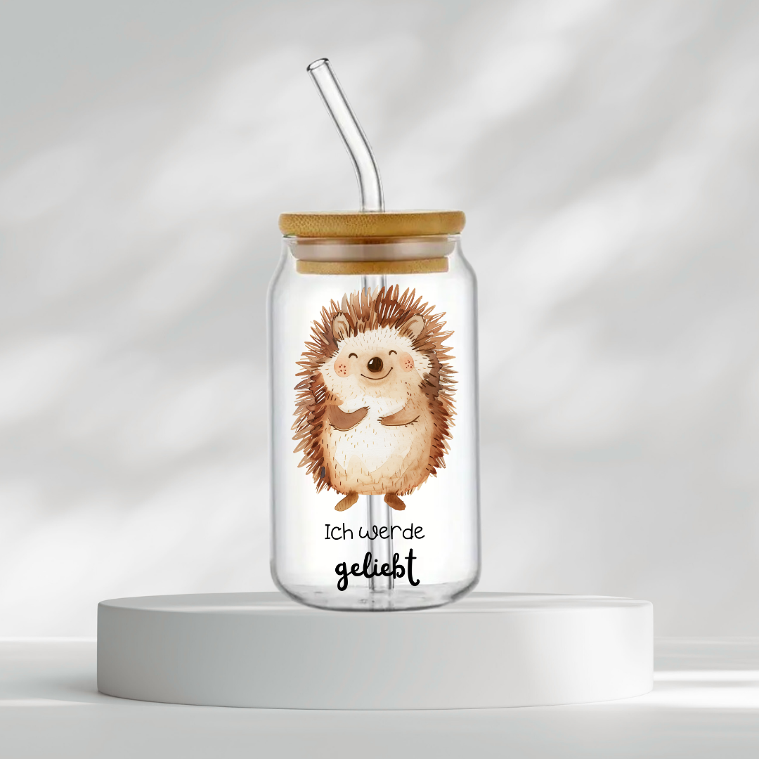 Trinkglas "Ich werde geliebt"