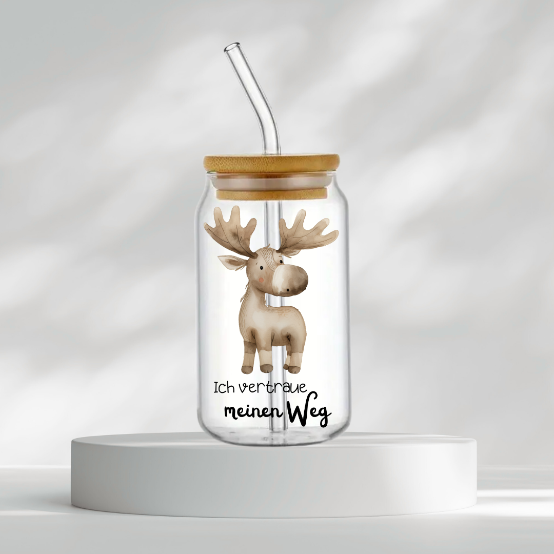 Trinkglas "Ich vertraue meinen Weg"