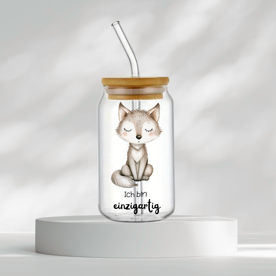 Trinkglas "Ich bin einzigartig"