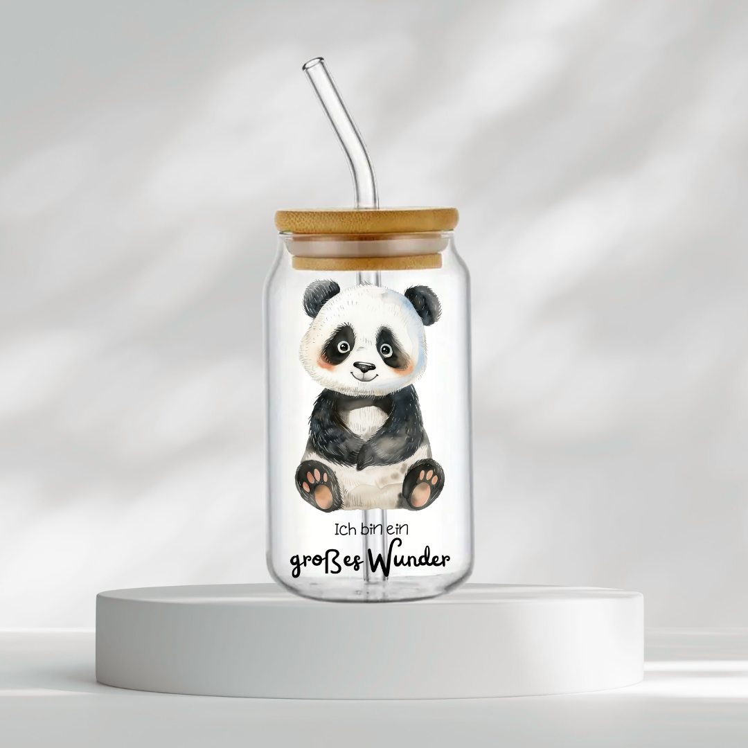 Trinkglas "Ich bin ein großes Wunder"