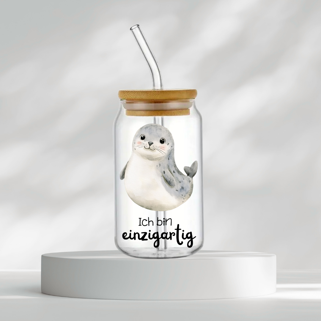 Trinkglas "Ich bin einzigartig"