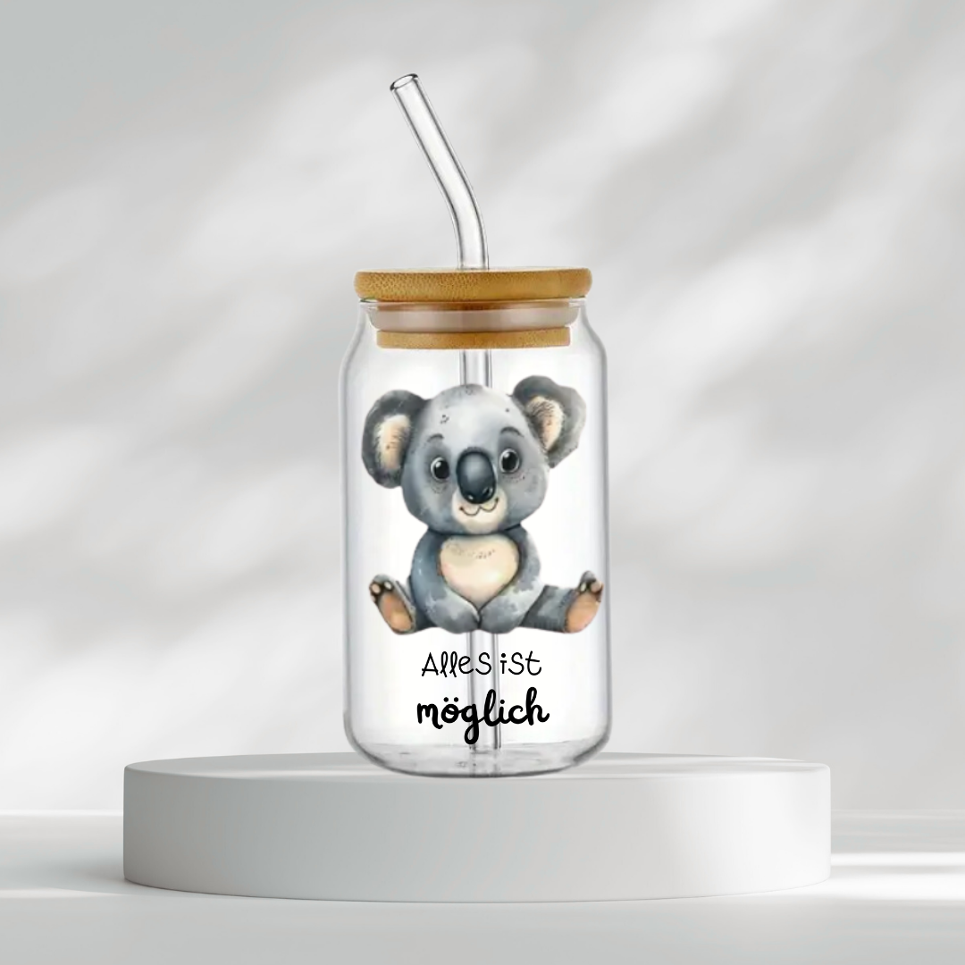 Trinkglas "Alles ist möglich"