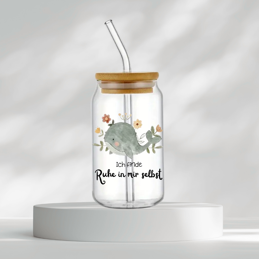 Trinkglas "Ich finde Ruhe in mir selbst"