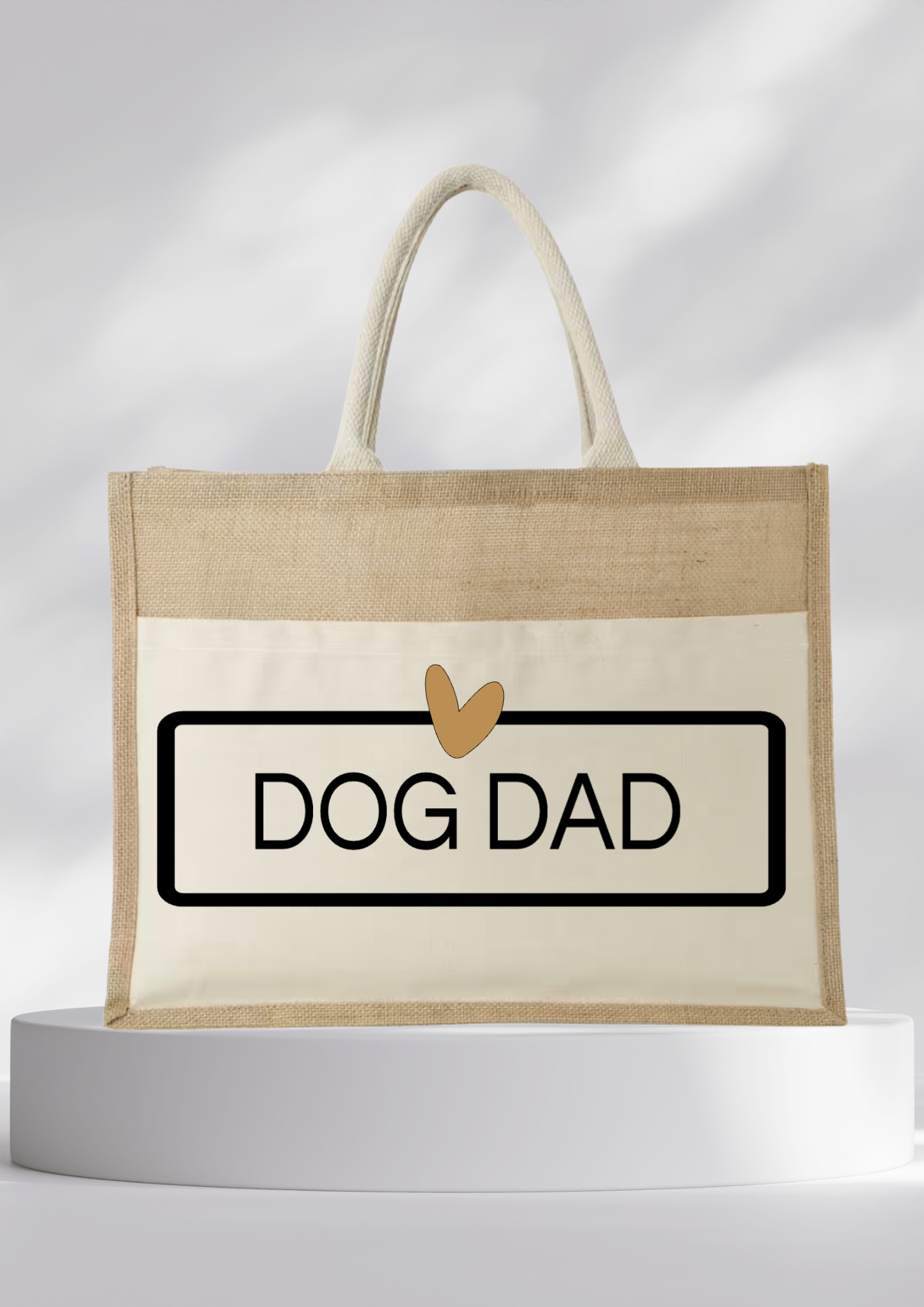 Jutetasche- DOG DAD
