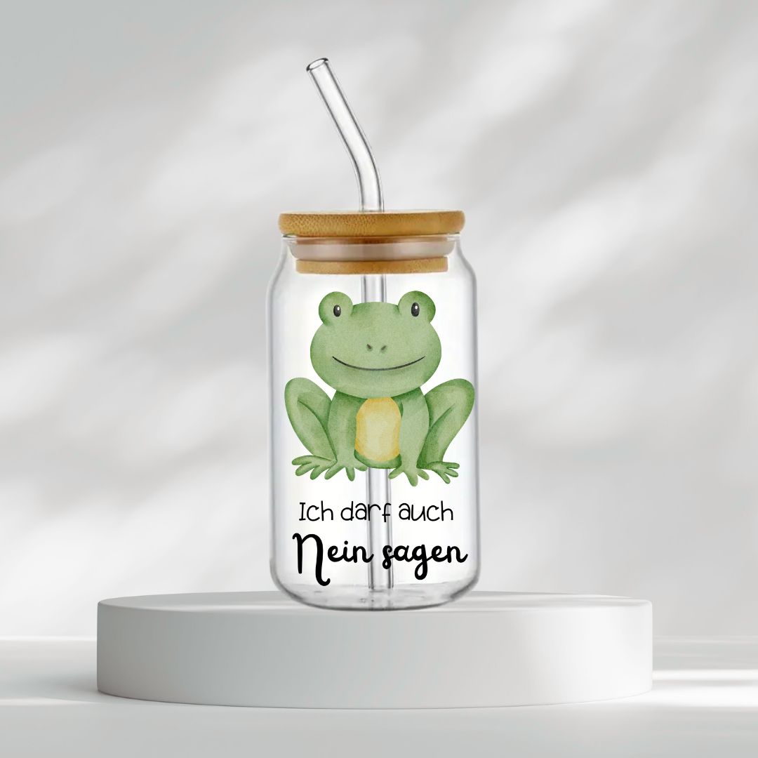 Trinkglas "Ich darf auch Nein sagen"