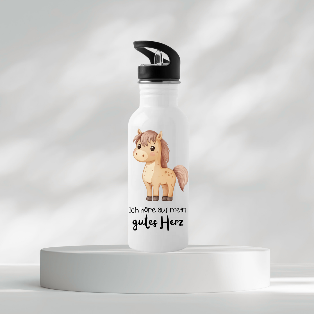 Thermoflasche - Ich höre auf mein gutes Herz