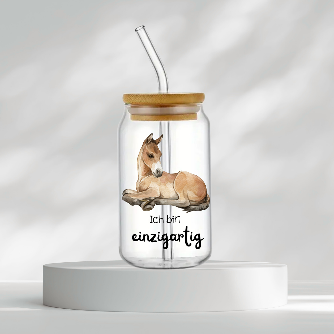 Trinkglas "Ich bin einzigartig"