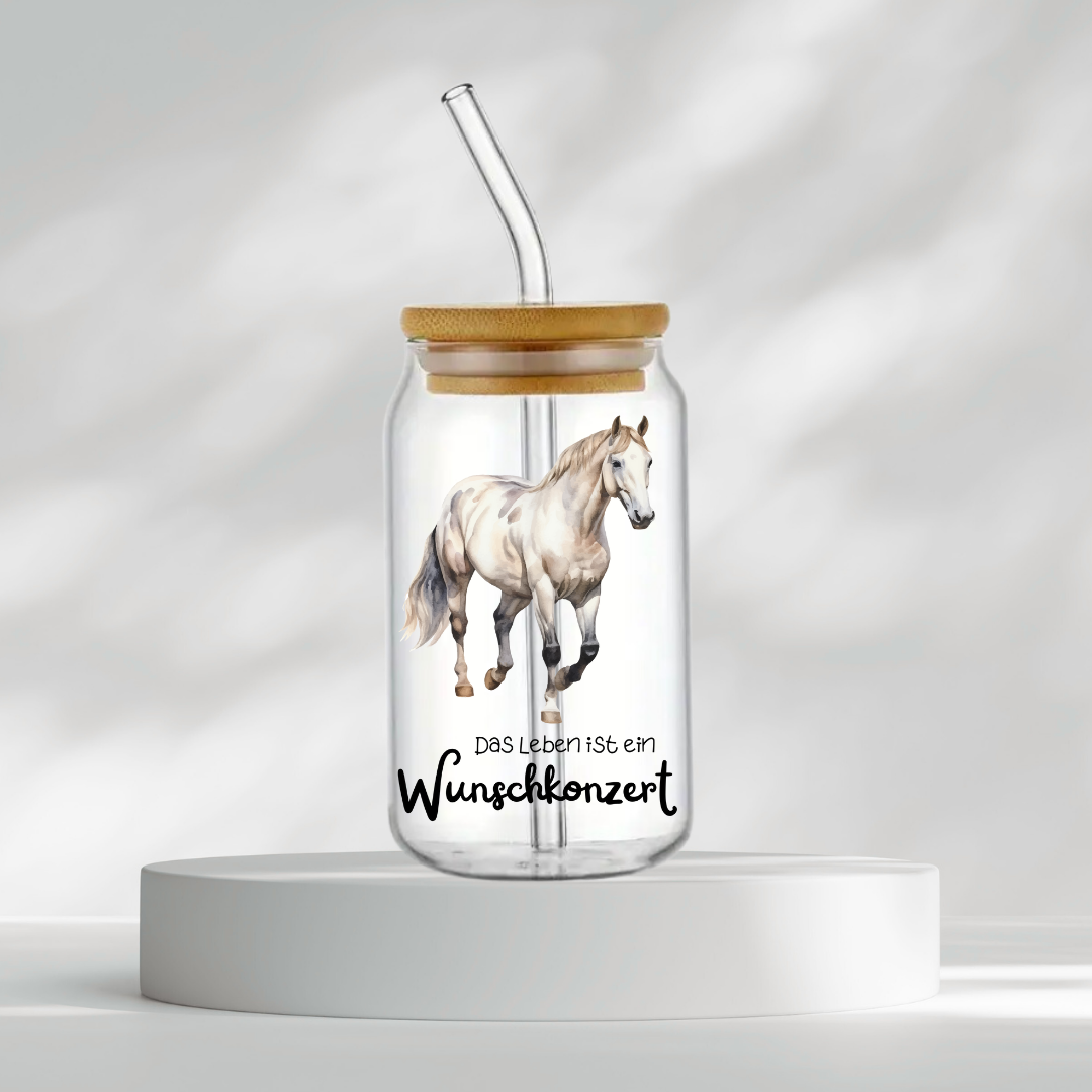 Trinkglas "Das Leben ist ein Wunschkonzert"