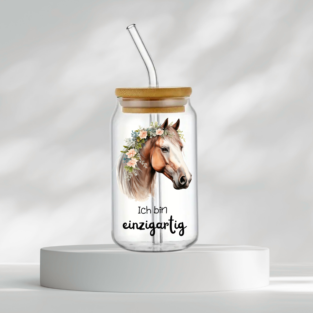 Trinkglas "Ich bin einzigartig"