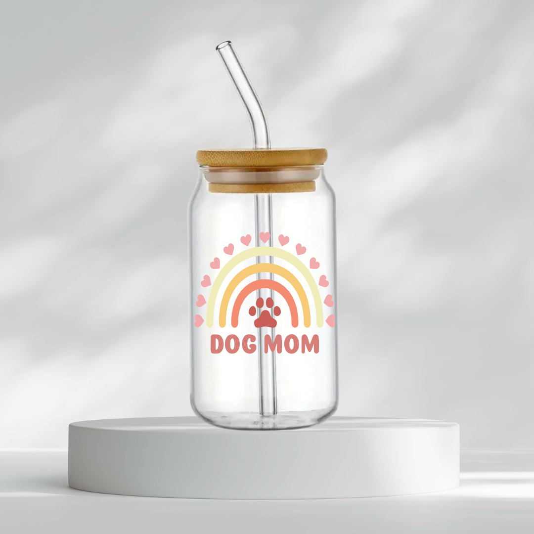 Trinkglas "Dog Mom"