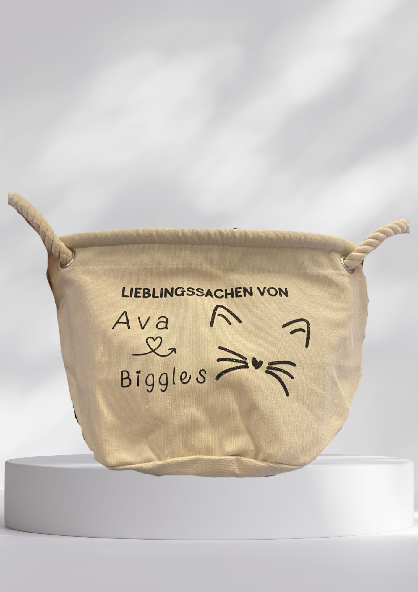 Spielkorb Katzenkopf - LIEBLINGSSACHEN VON ...