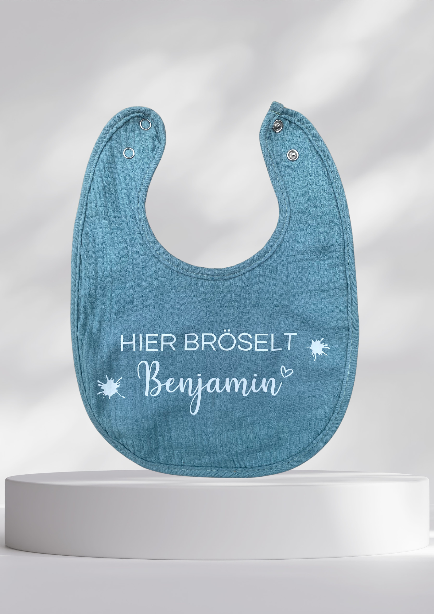 Lätzchen - HIER BRÖSELT ... Musselin