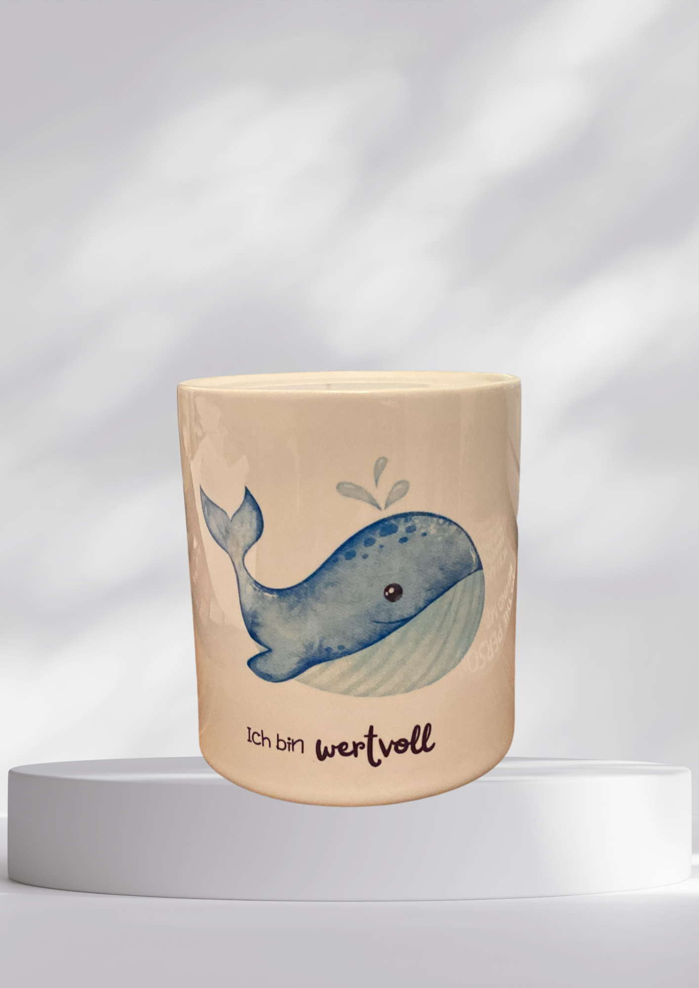 Spardose Wal - Ich bin wertvoll