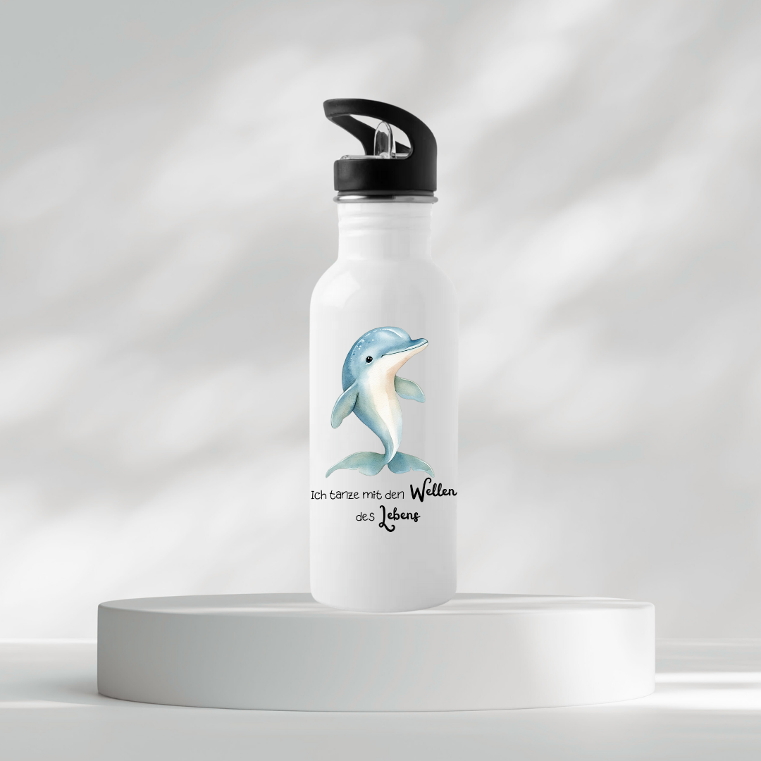 Thermoflasche - Ich tanze mit den Wellen des Lebens