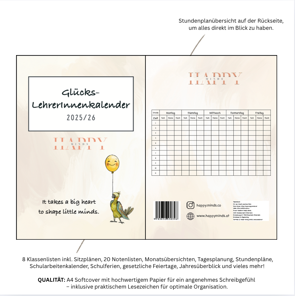 Glückskalender für LehrerInnen