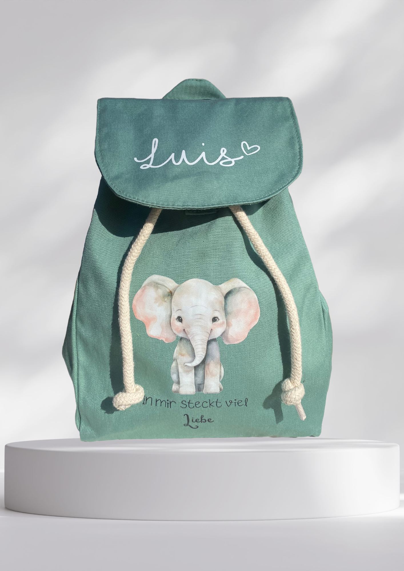 Kinderrucksack Name + Motiv