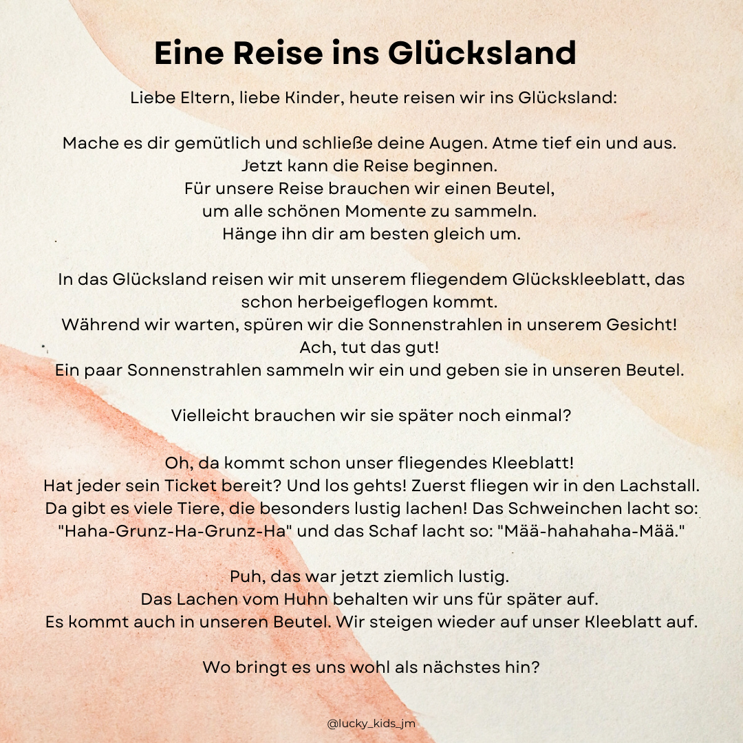 Gratis Fantasiereise ins Glücksland