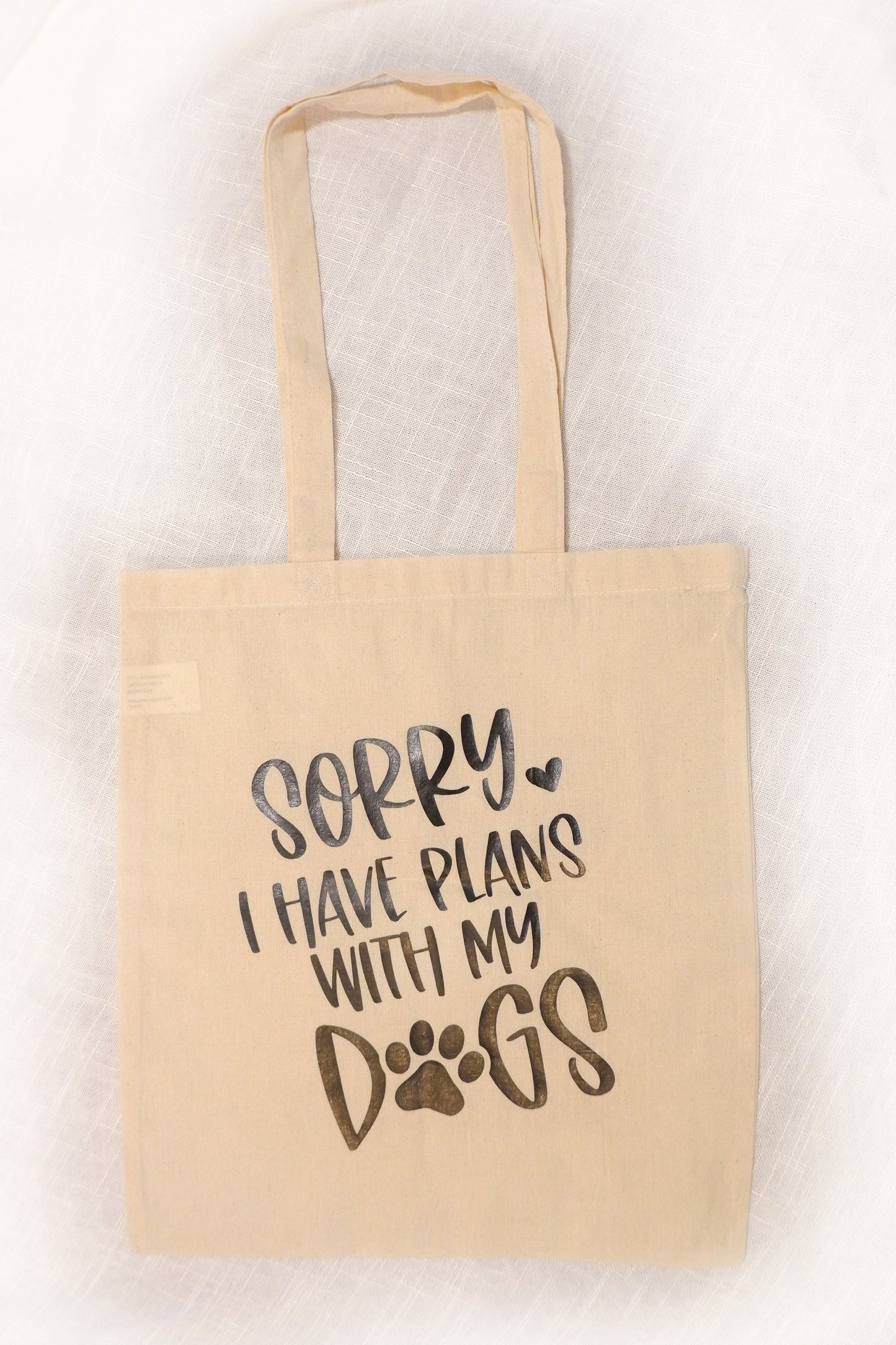 Stofftasche I HAVE PLANS WITH MY DOGS