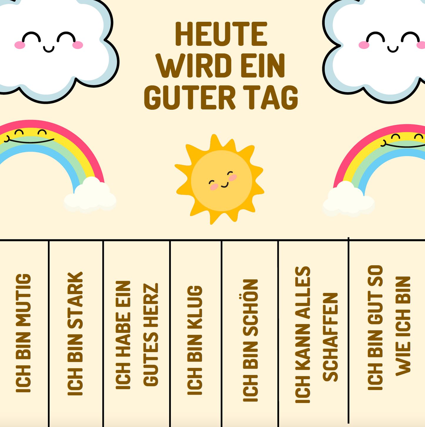 Affirmationen zum Pflücken