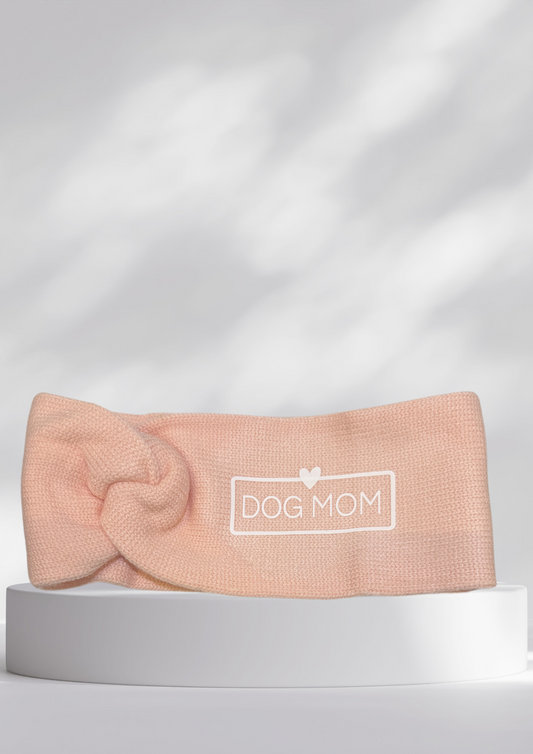 Stirnband mit Twist Knit - DOG MOM