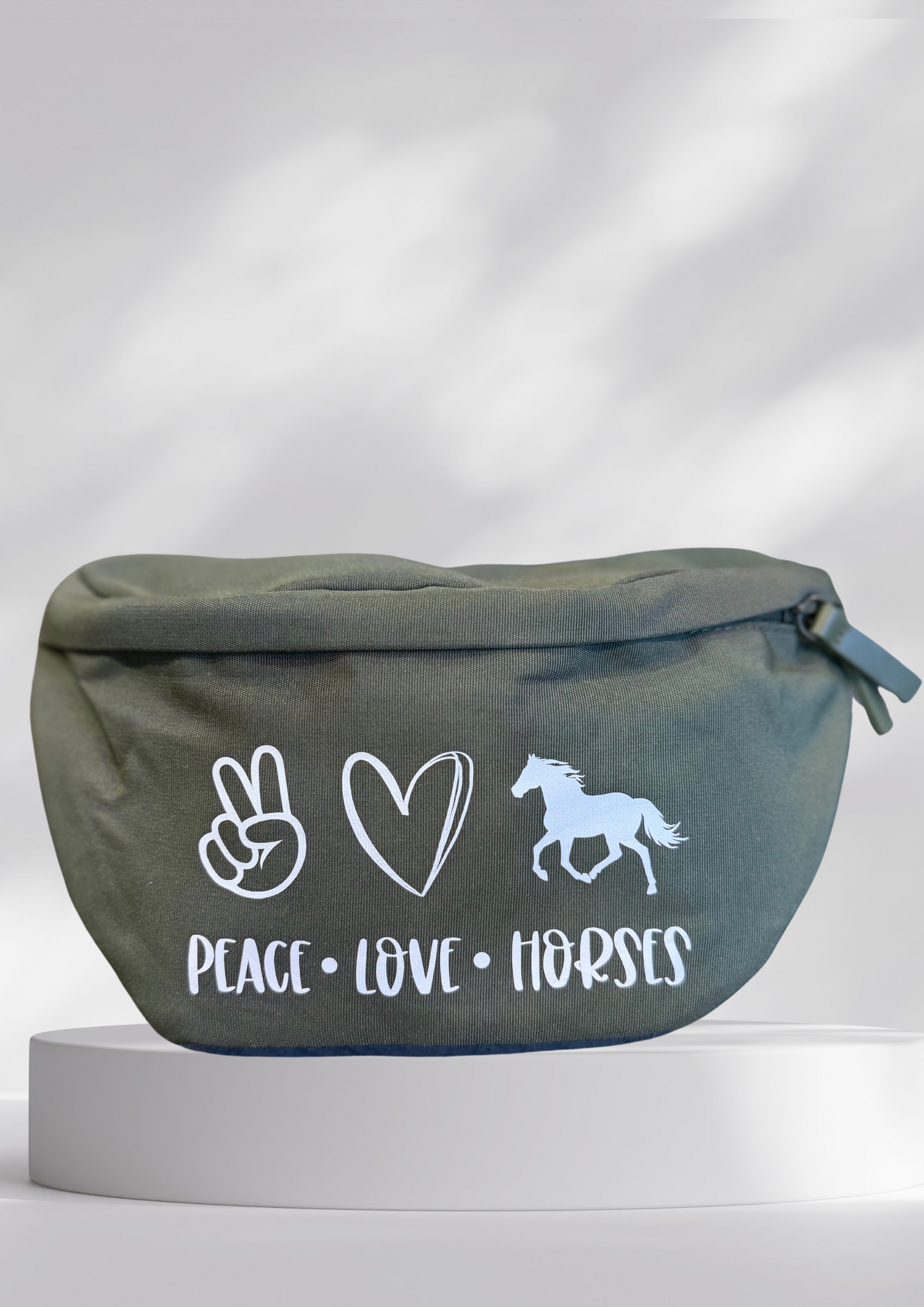 Bauchtasche "peace-love-horses"