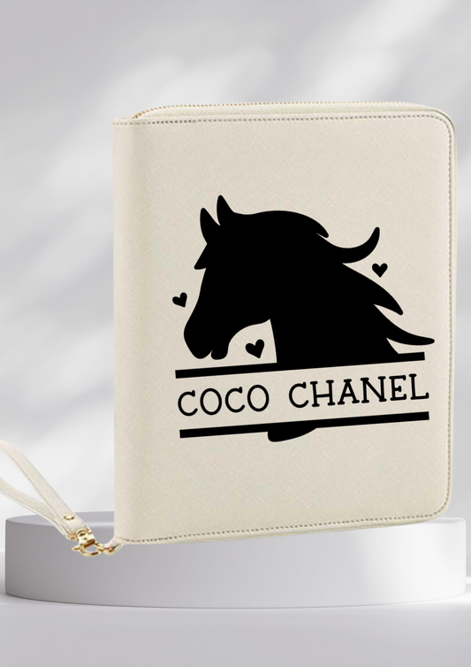 Travel Organizer Pferdekopf mit Name
