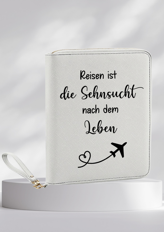 Travel Organizer "Reisen ist die Sehnsucht nach dem Leben"