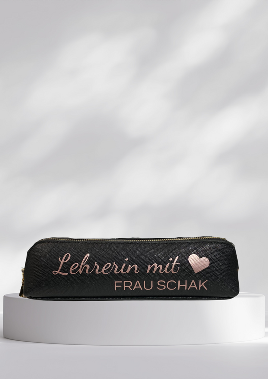 Federmäppchen "Lehrerin/Lehrer mit Herz"