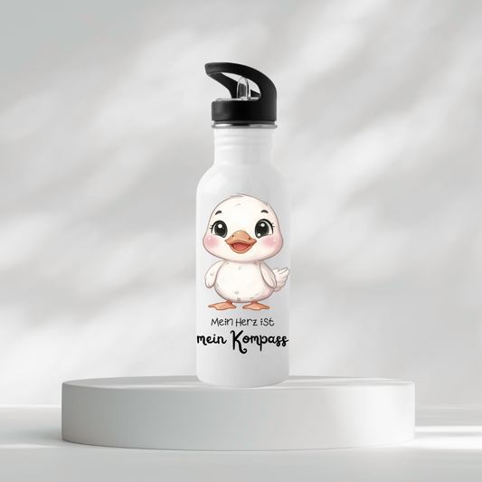 Thermoflasche - Mein Herz ist mein Kompass