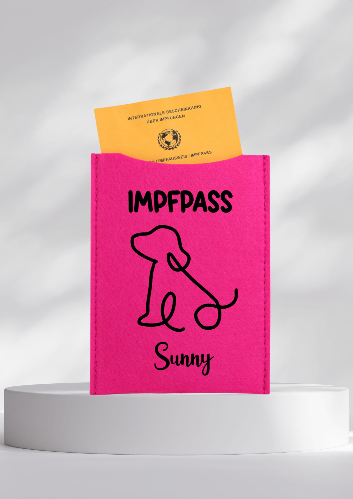Impfpasshülle für Hunde -Hundemotiv-