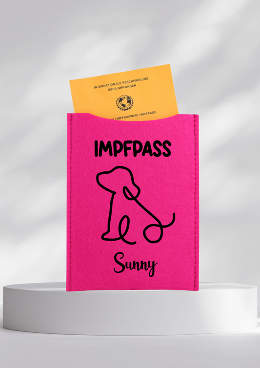 Impfpasshülle für Hunde -Hundemotiv-