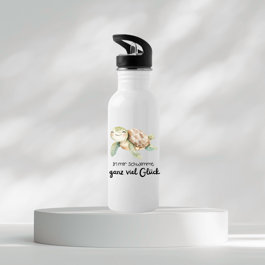 Thermoflasche - In mir schwimmt ganz viel Glück