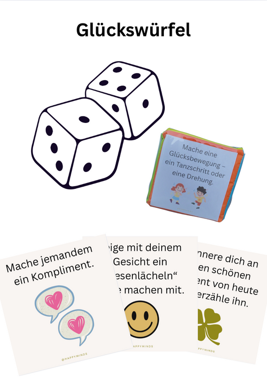 Glückswürfel – 6 Aufgaben für die Klasse
