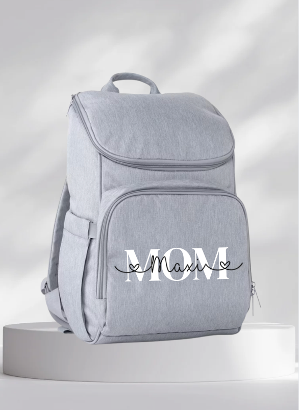 Wickelrucksack personalisiert - MOM/DAD + Name