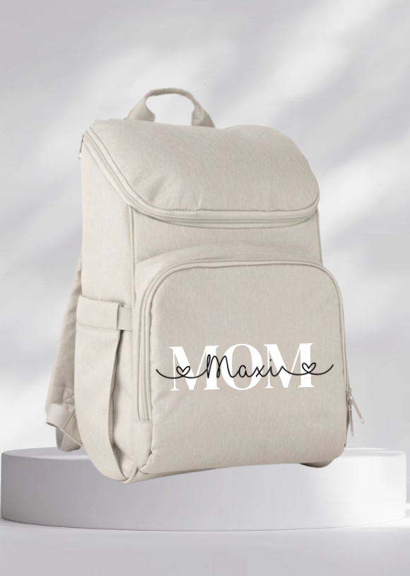 Wickelrucksack personalisiert - MOM/DAD + Name