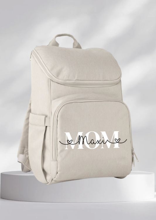 Wickelrucksack personalisiert - MOM/DAD + Name