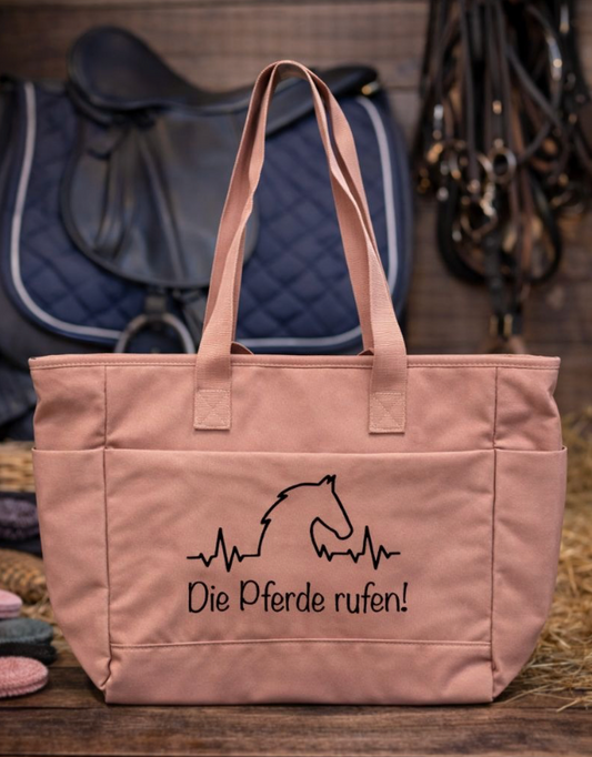 Stalltasche "Die Pferde rufen!"