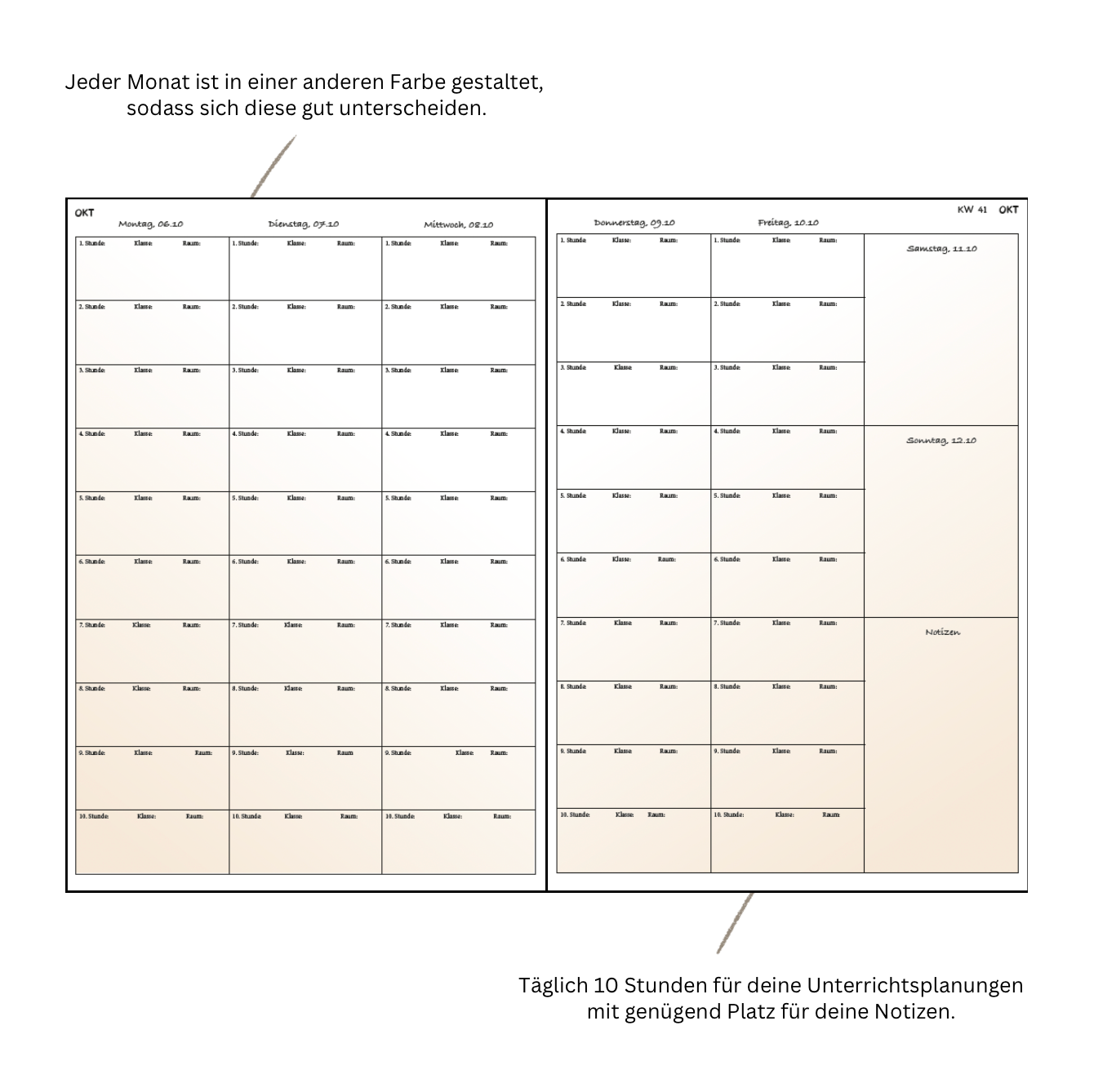 Glückskalender für LehrerInnen