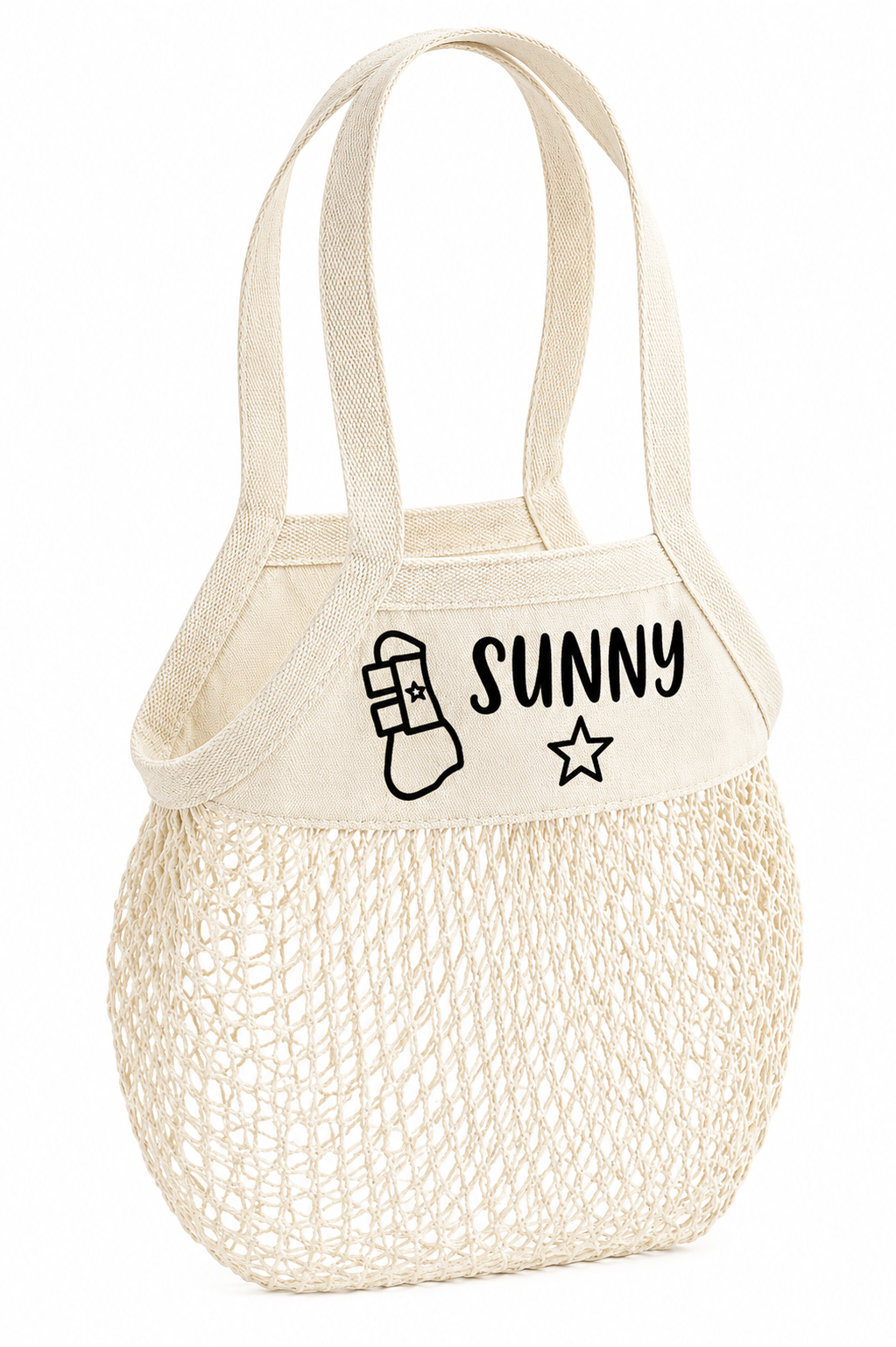 Gamaschen - Netztasche mit Motiv