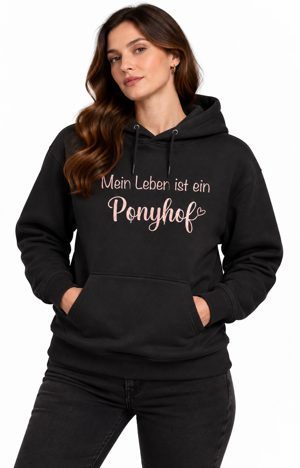Hoodie Mein Leben ist ein Ponyhof